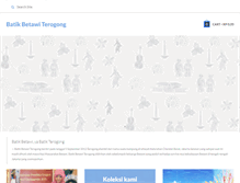 Tablet Screenshot of batikbetawiterogong.com